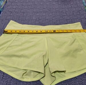 Women's Luluemon Lime Green Shorts